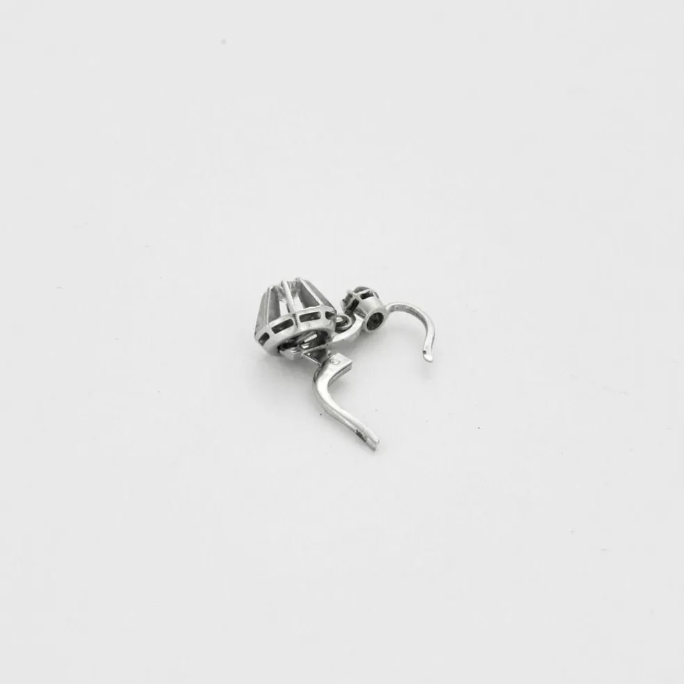 Boucles d’oreilles Or blanc Diamants