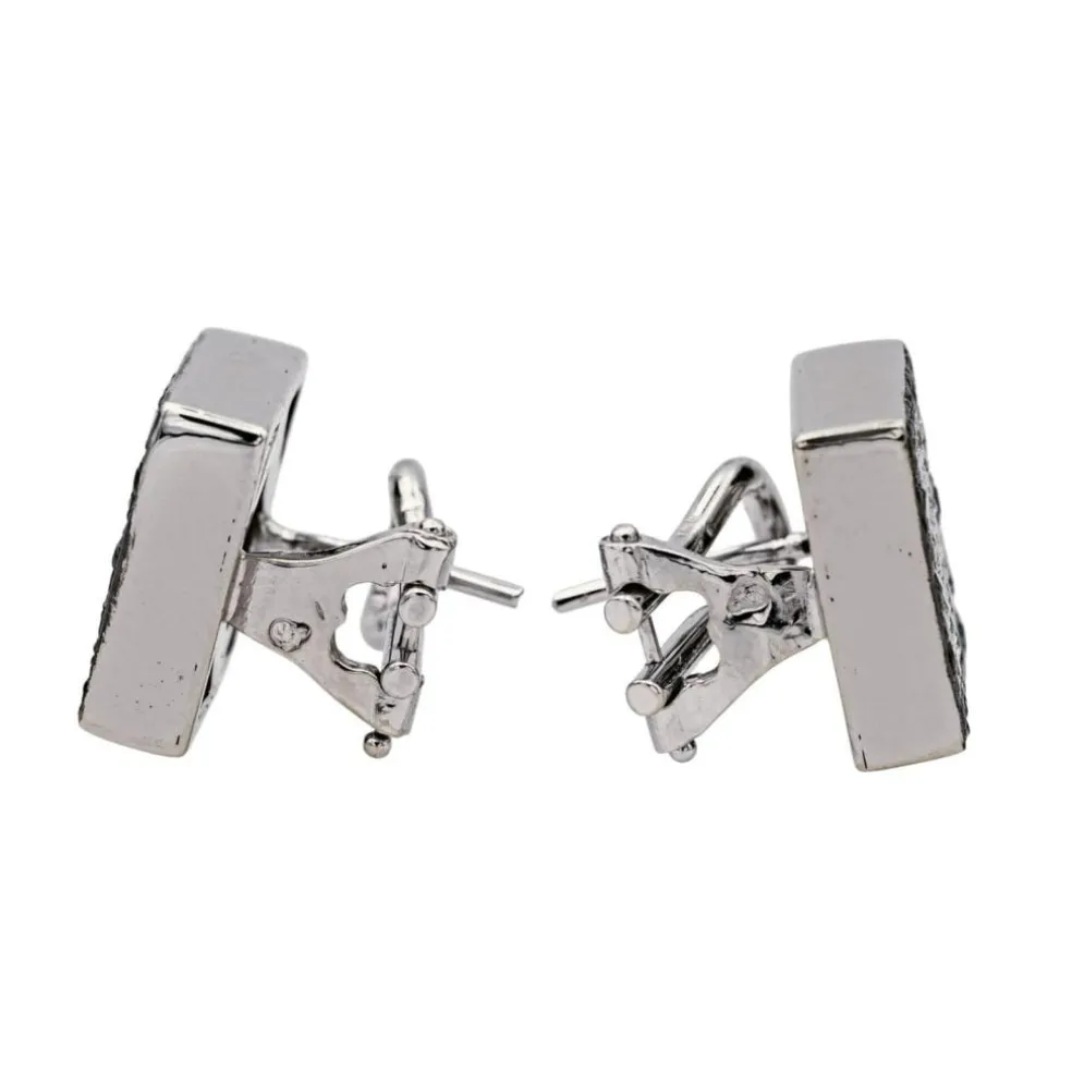 Boucles d'oreilles Or blanc Diamant