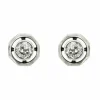 Boucles d'oreilles or diamants