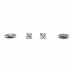 Boucles d'oreilles or et diamants