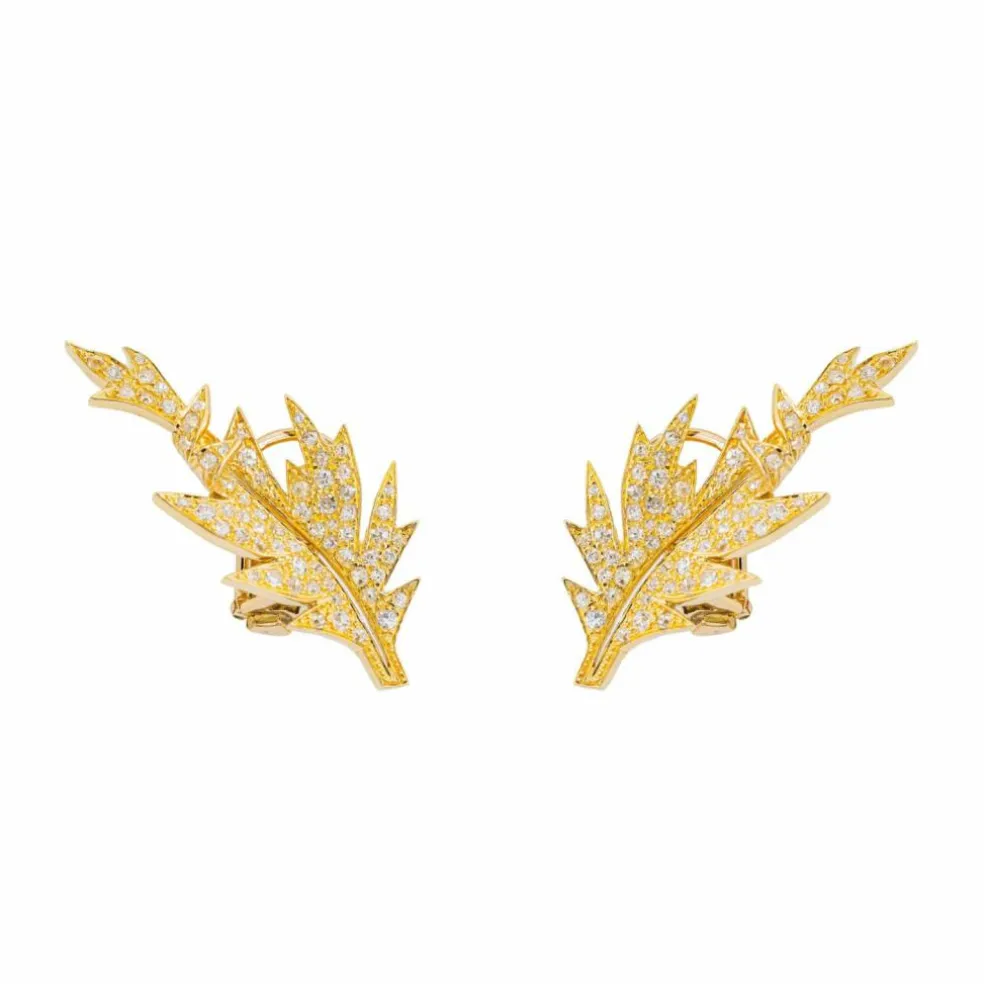 Boucles d'oreilles Or jaune Diamant