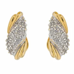 Boucles d'oreilles Or jaune Diamant