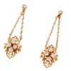 Boucles d’oreilles or jaune et diamant