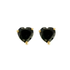 Boucles d'oreilles or jaune saphirs