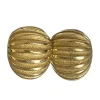 Boucles d'Oreilles Or Jaune Godronné