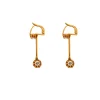 Boucles d'oreilles Or jaune Diamants