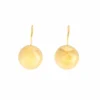 Boucles d’oreilles or jaune vintage