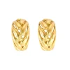 Boucles d’oreilles or jaune vintage