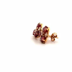 Boucles D'oreilles Or Jaune 18k