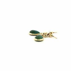 Boucles d'oreilles or jaune 18k