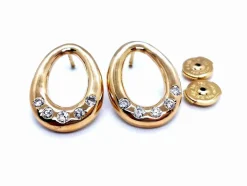 Boucles d'oreilles Or jaune Diamant