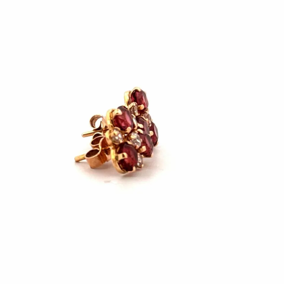 Boucles D'oreilles Or Jaune 18k