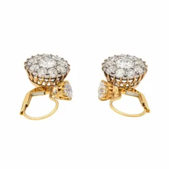 Boucles d'oreilles Or jaune Diamant