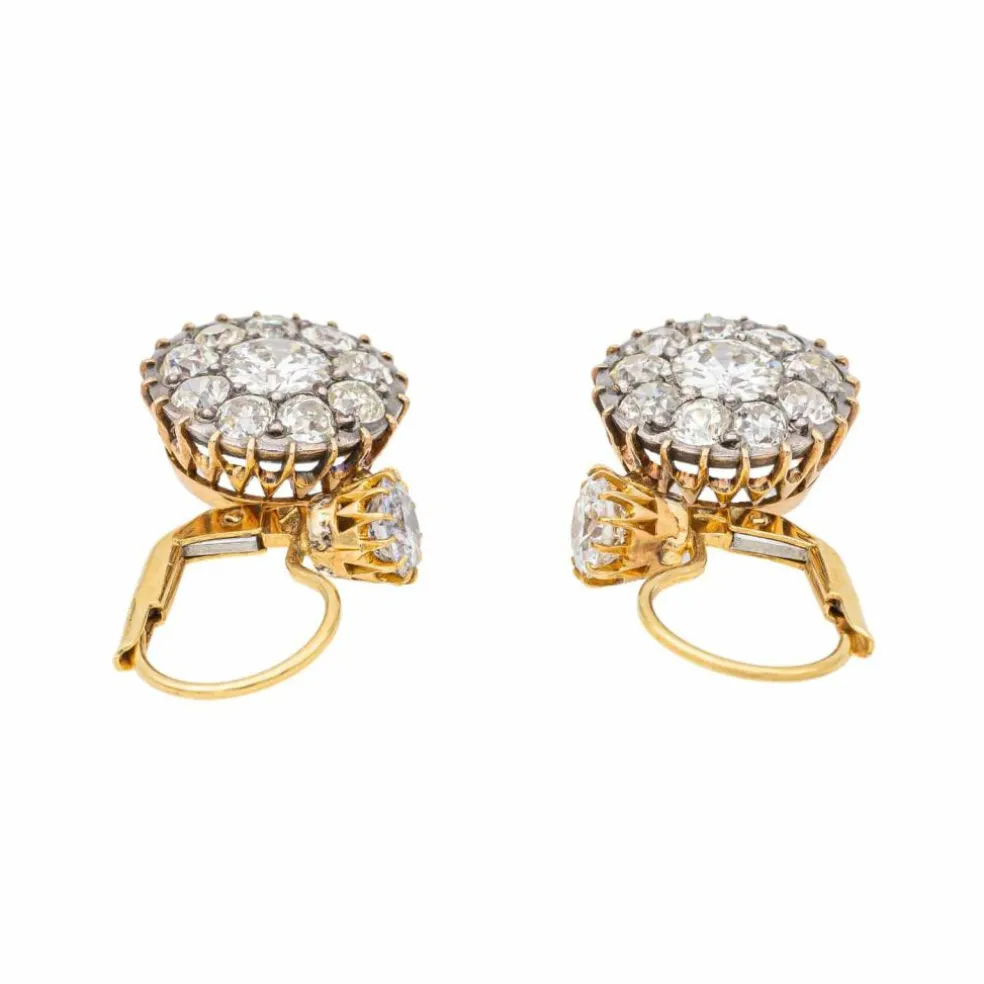 Boucles d'oreilles Or jaune Diamant