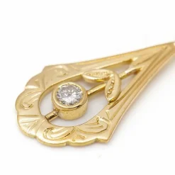 Boucles d'oreilles Or jaune Diamants