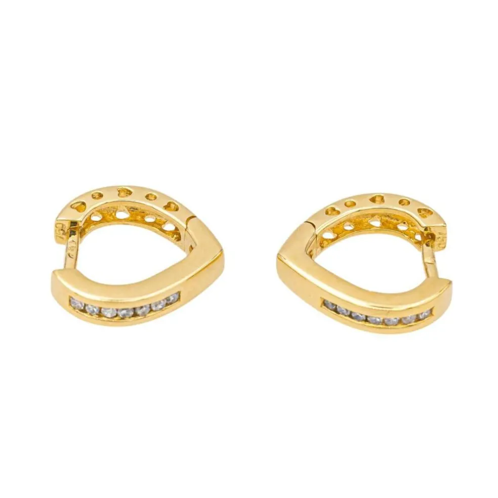 Boucles d'oreilles Or jaune Diamant