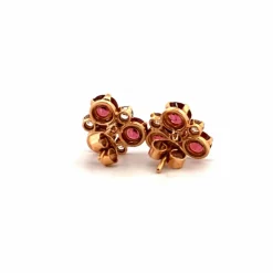 Boucles D'oreilles Or Jaune 18k