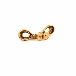 Boucles d'oreilles or jaune 18 k Rubis & Diamants