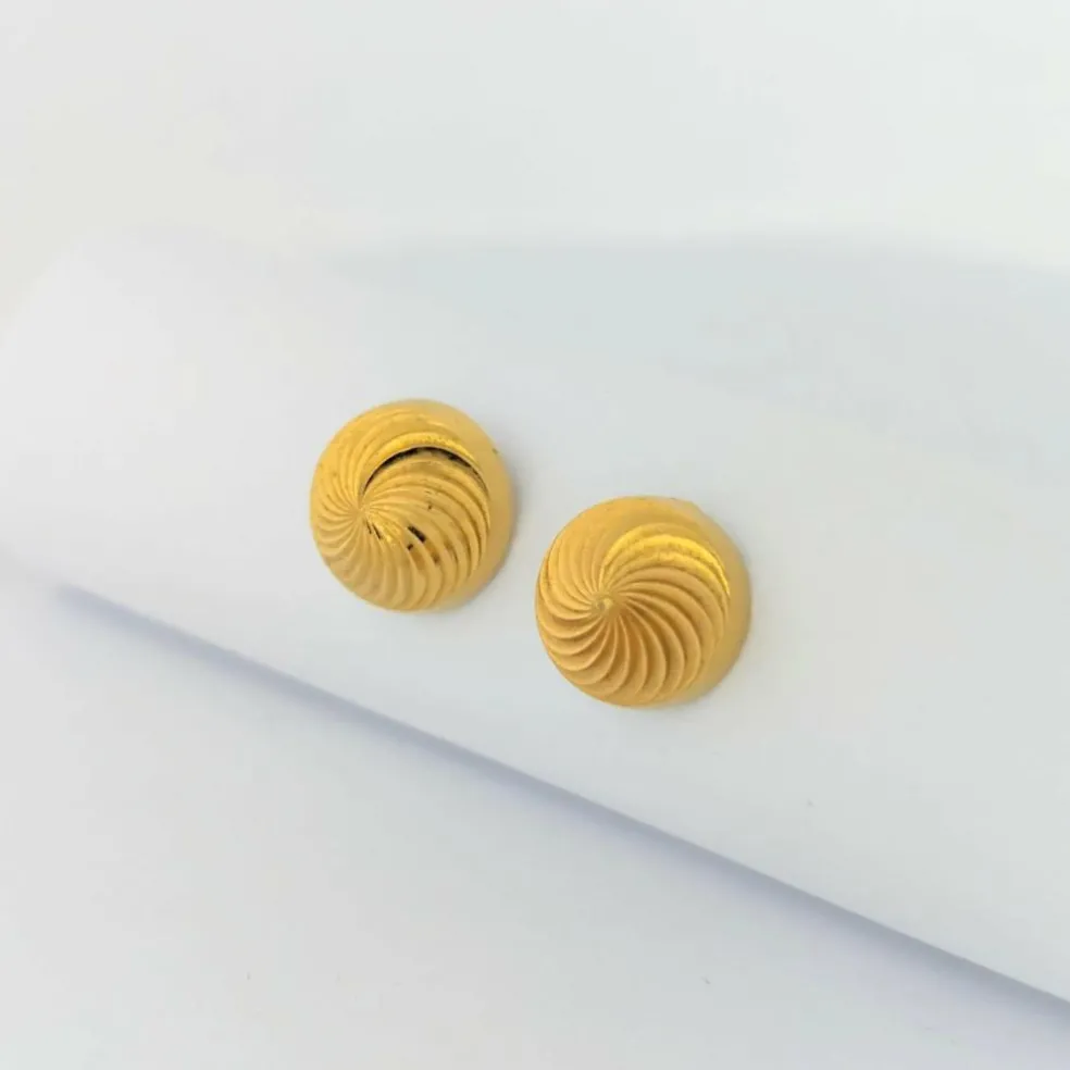 Boucles d'oreilles or jaune