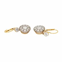 Boucles d'oreilles Or jaune Diamant