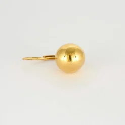 Boucles d’oreilles or jaune vintage
