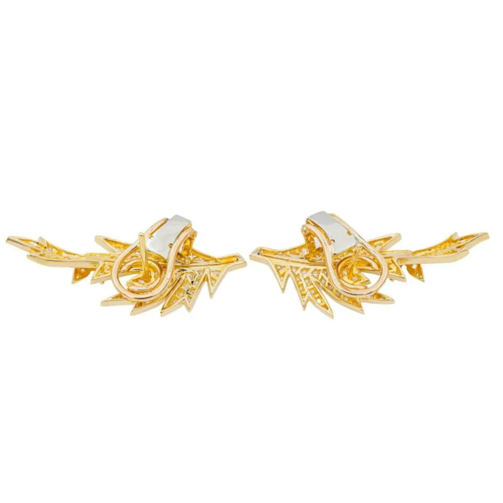 Boucles d'oreilles Or jaune Diamant