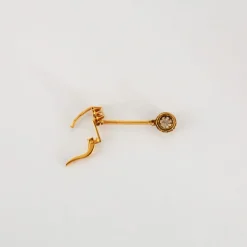 Boucles d'oreilles Or jaune Diamants