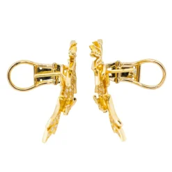 Boucles d'oreilles Or jaune Diamant