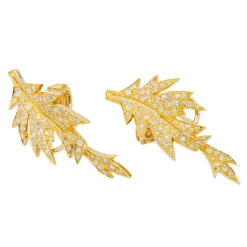 Boucles d'oreilles Or jaune Diamant