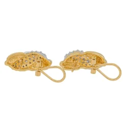 Boucles d'oreilles Or jaune Diamant