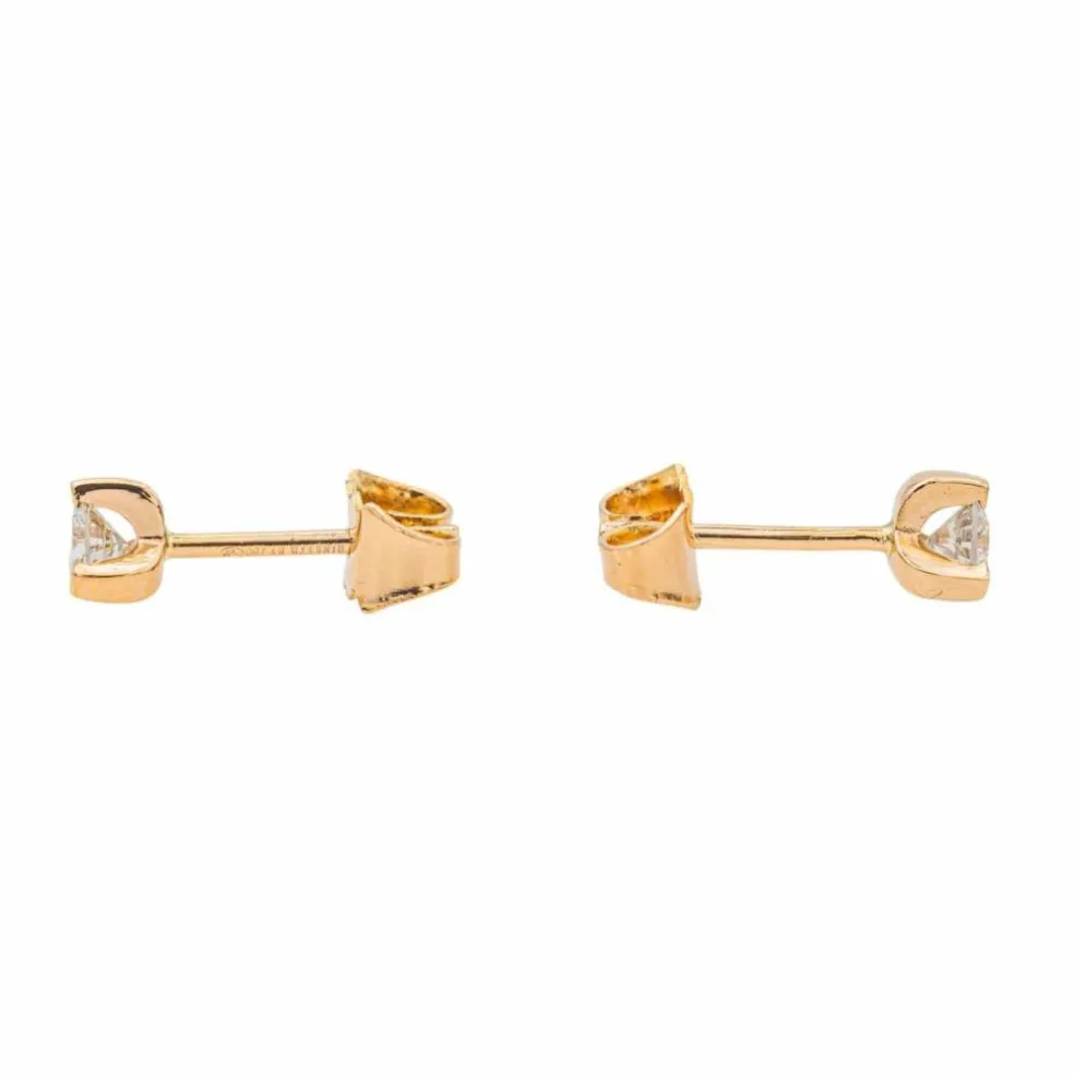 Boucles d'oreilles Or rose Diamant