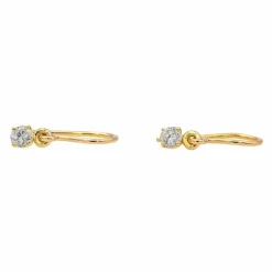 Boucles d'oreilles Or rose Diamant