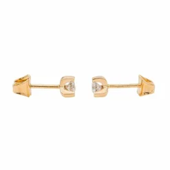 Boucles d'oreilles Or rose Diamant
