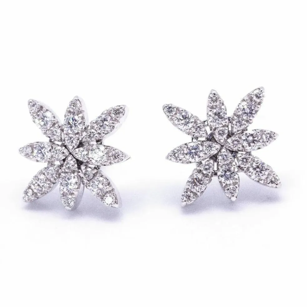 Boucles d'oreilles PASQUALE BRUNI Or blanc Diamants