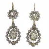Boucles d'oreilles pendantes diamant
