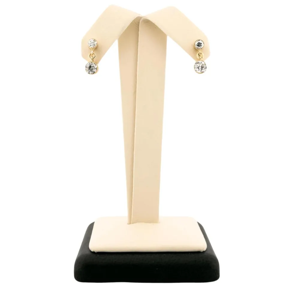 Boucles d'oreilles pendantes en diamant