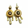 Boucles d'oreilles pendantes austro-hongroises