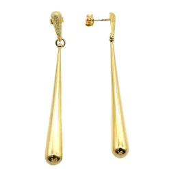 Boucles d'oreilles pendants en or jaune