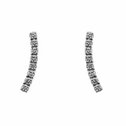Boucles d'oreilles pendantes en diamant