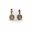 Boucles d'oreilles pendantes à fleurs