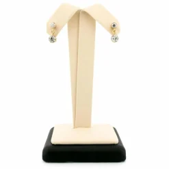 Boucles d'oreilles pendantes en diamant