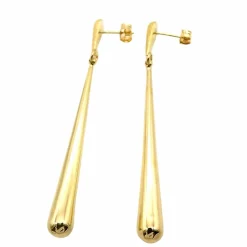 Boucles d'oreilles pendants en or jaune