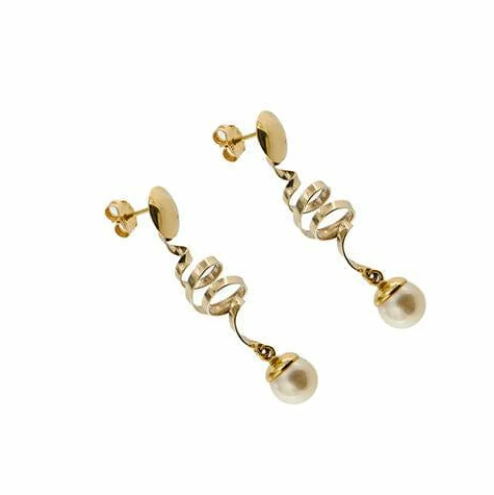 Boucles d'oreilles pendantes en perles