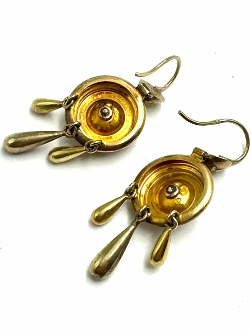 Boucles d'oreilles pendantes austro-hongroises