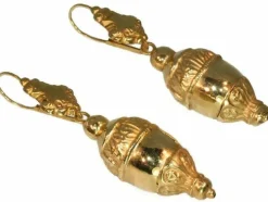 Boucles d'oreilles pendantes en or