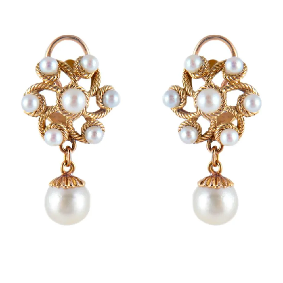 Boucles d'oreilles Perles