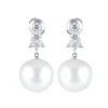 Boucles d'oreilles Perles des mers du sud