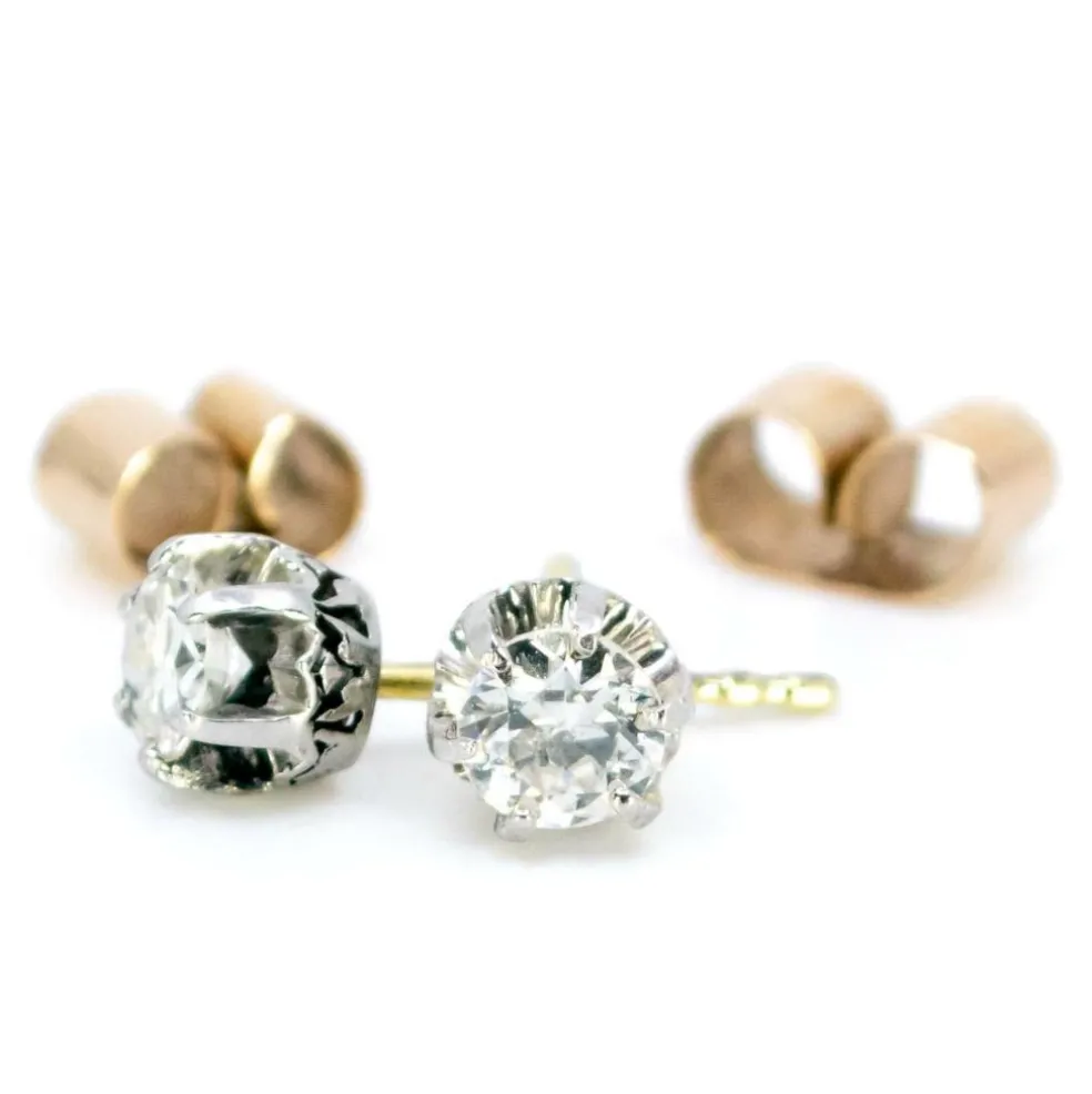 Boucles d'oreilles Platine Diamant
