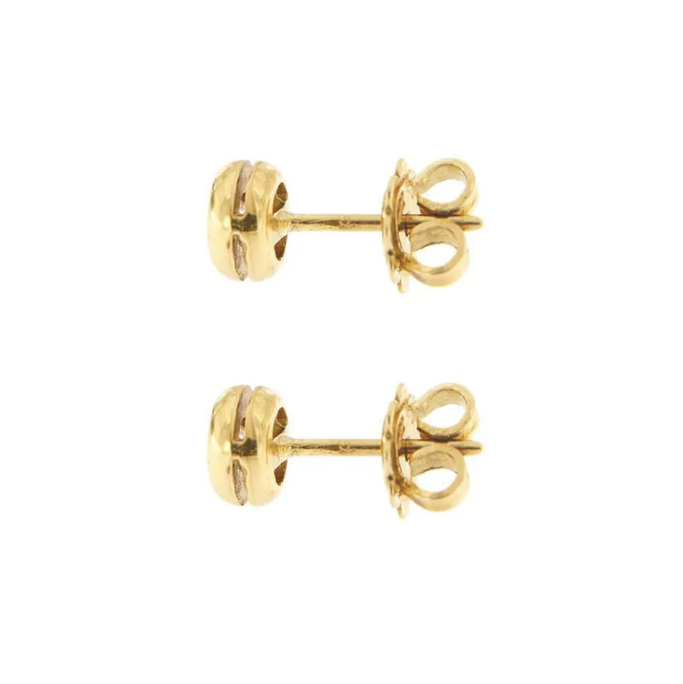 Boucles d'oreilles point lumineux avec diamants 0,30 ct