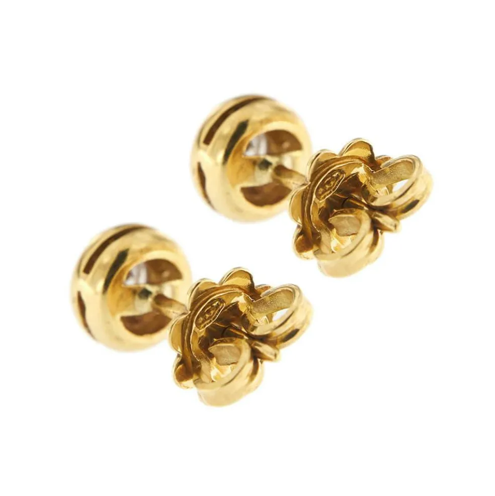 Boucles d'oreilles point lumineux avec diamants 0,30 ct